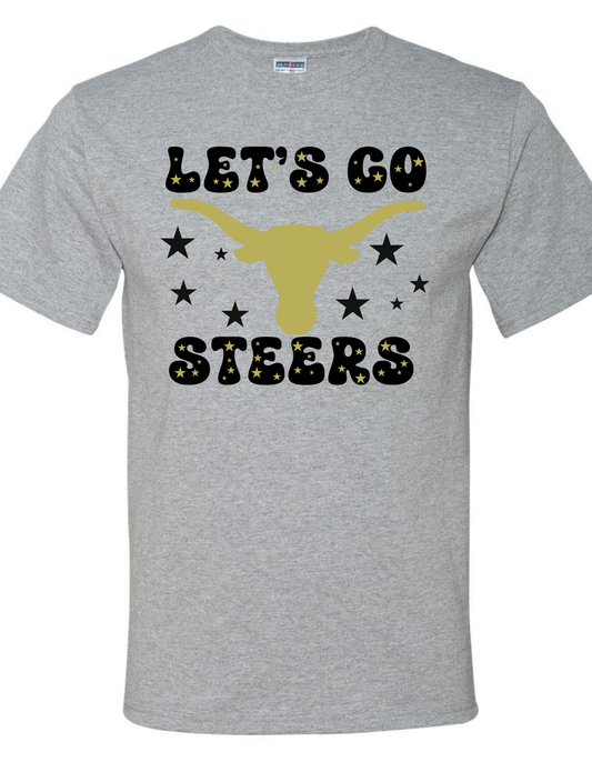 Let's go Steers tee
