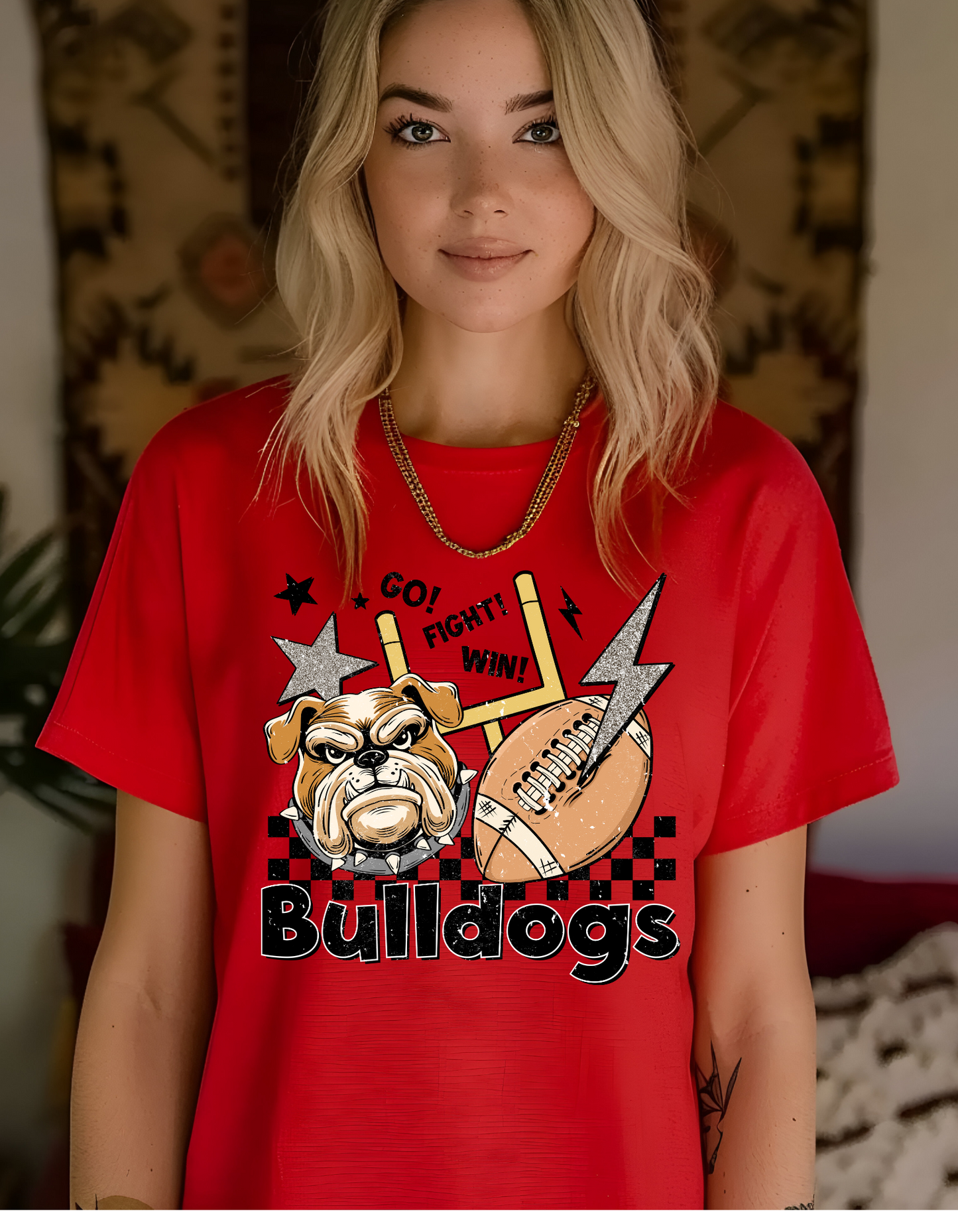 Bulldogs football tee