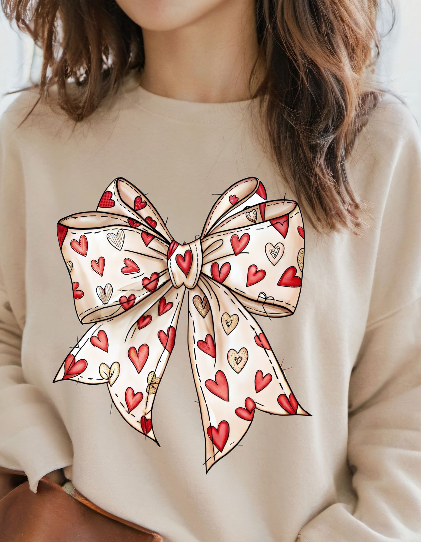 Heart Bow sweatshirt