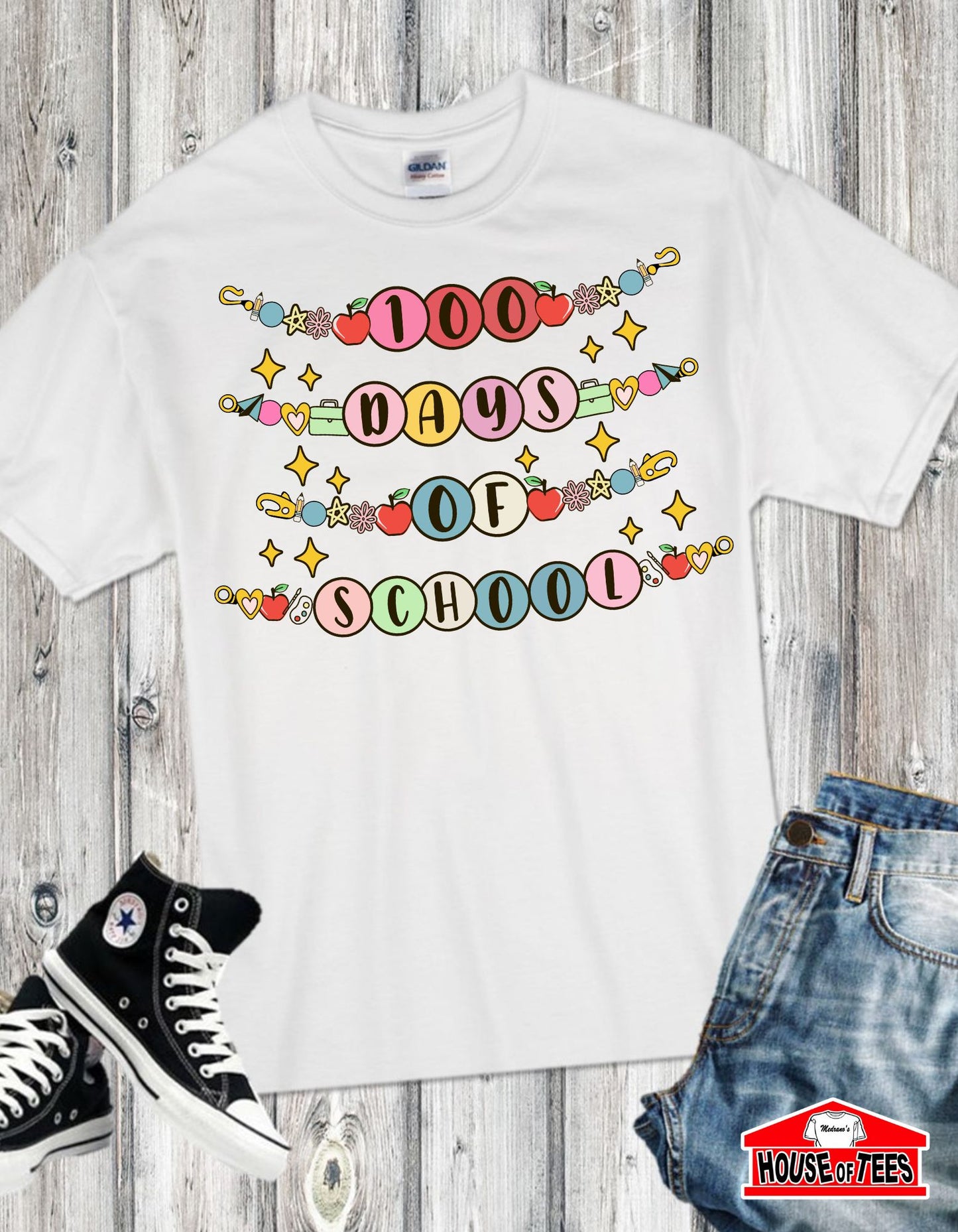 100 Days Bracelet tee