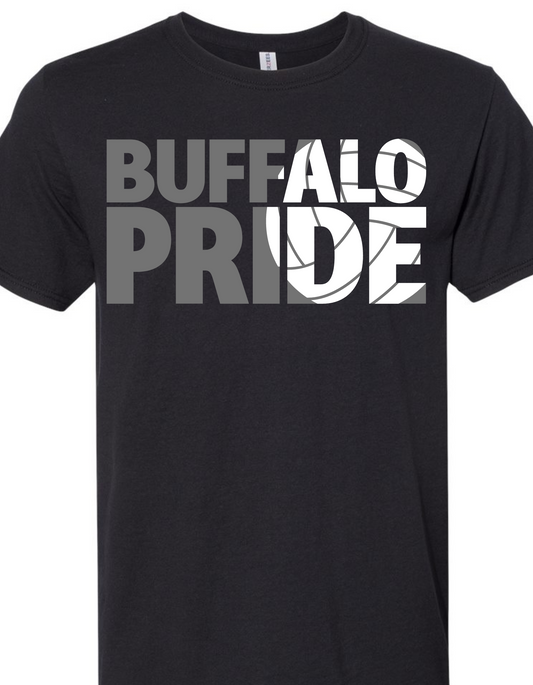 Buff pride volleyball tee