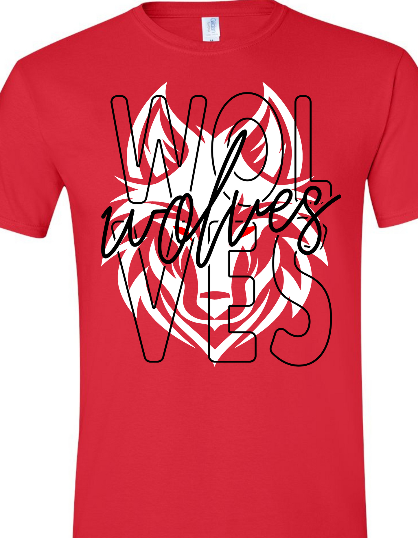 Wolves Mascot tee
