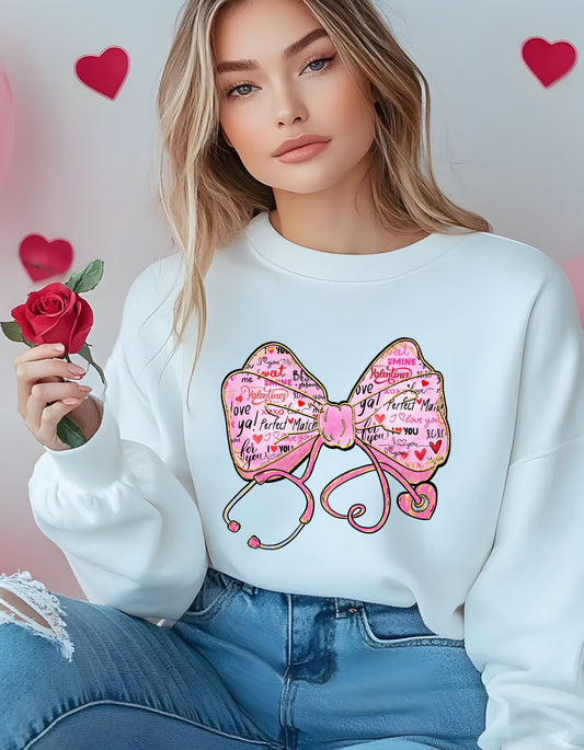 Stethoscope Bow Sweater