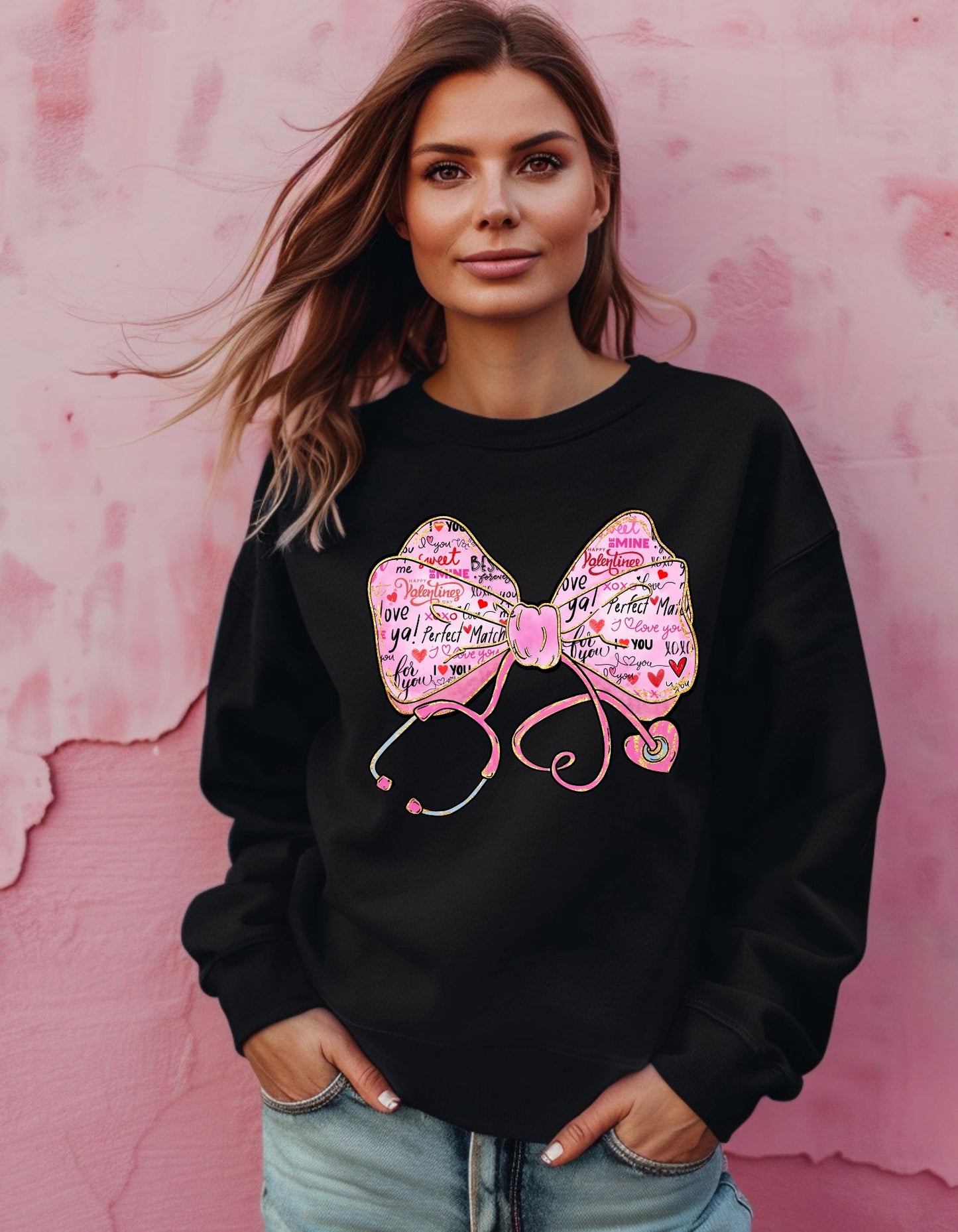 Stethoscope Bow Sweater