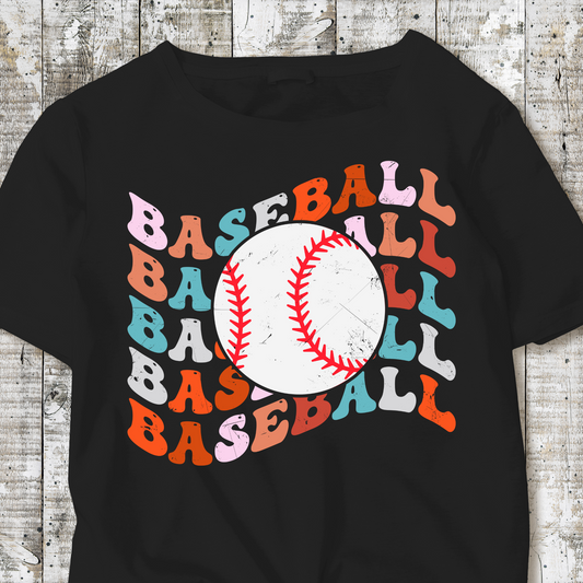 Wavy Baseball Tee