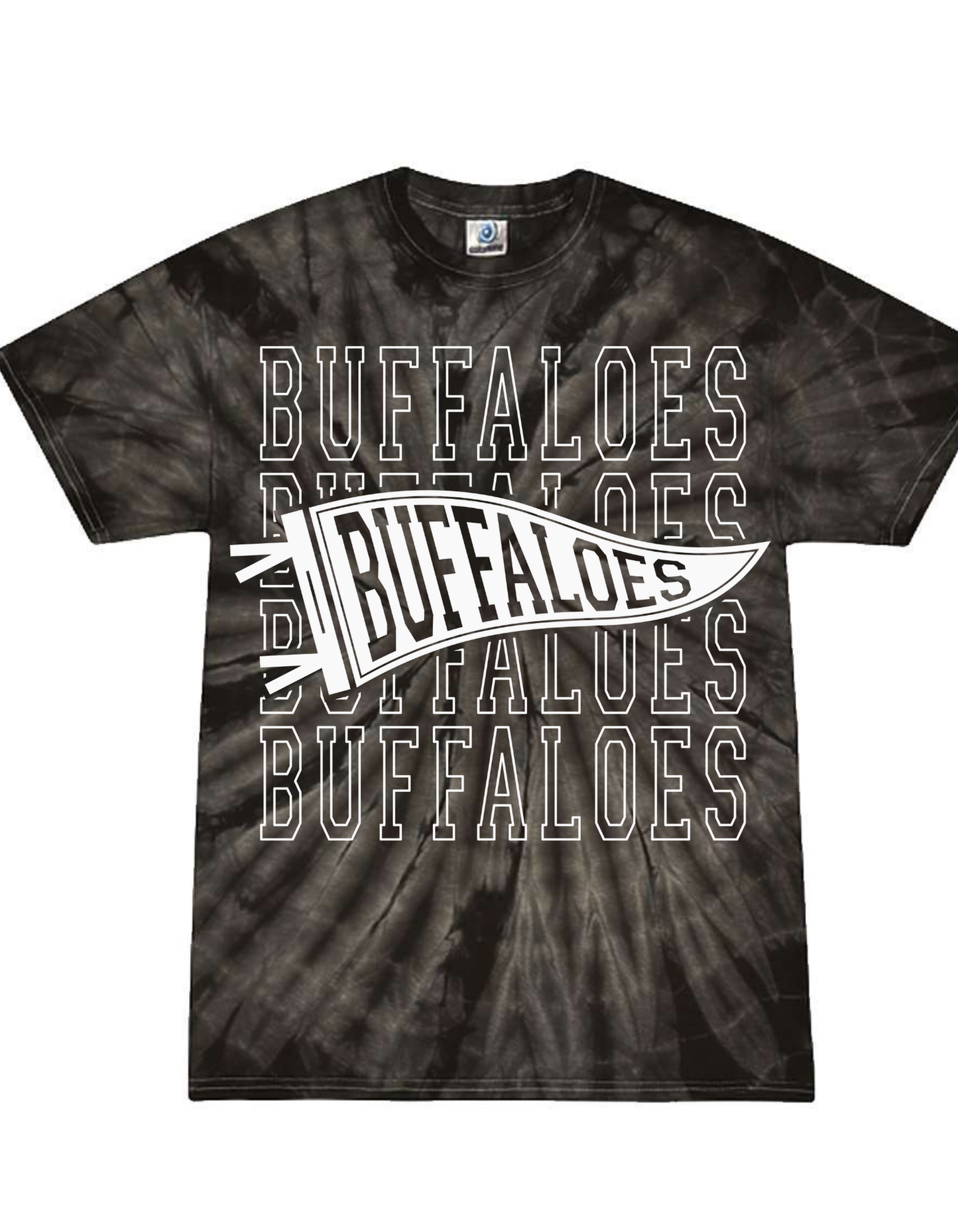 Buffalo tye-dye tee