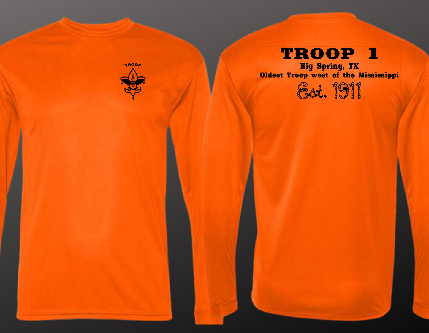 Troop 1 shirts