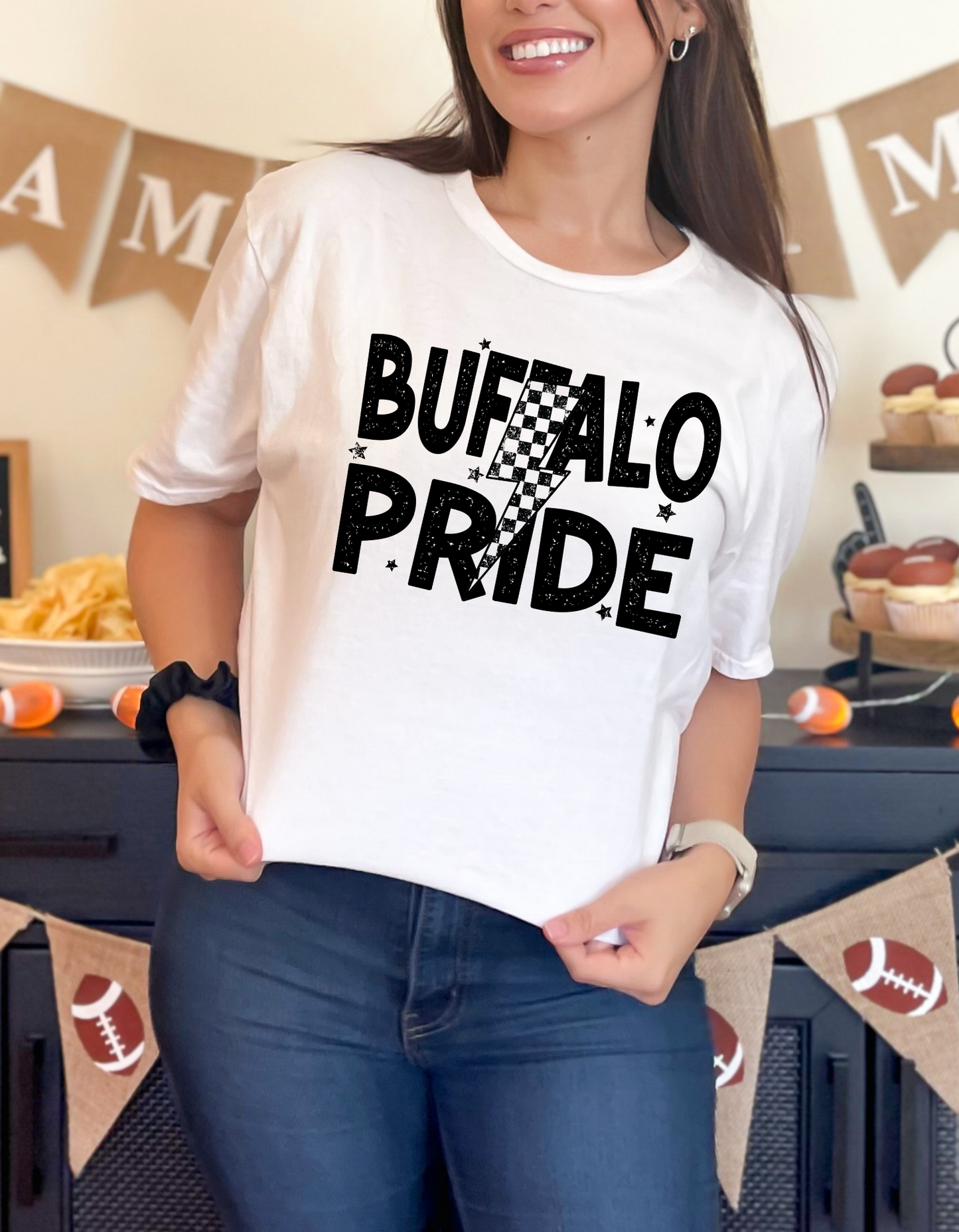Checkered Buffalo Pride tee