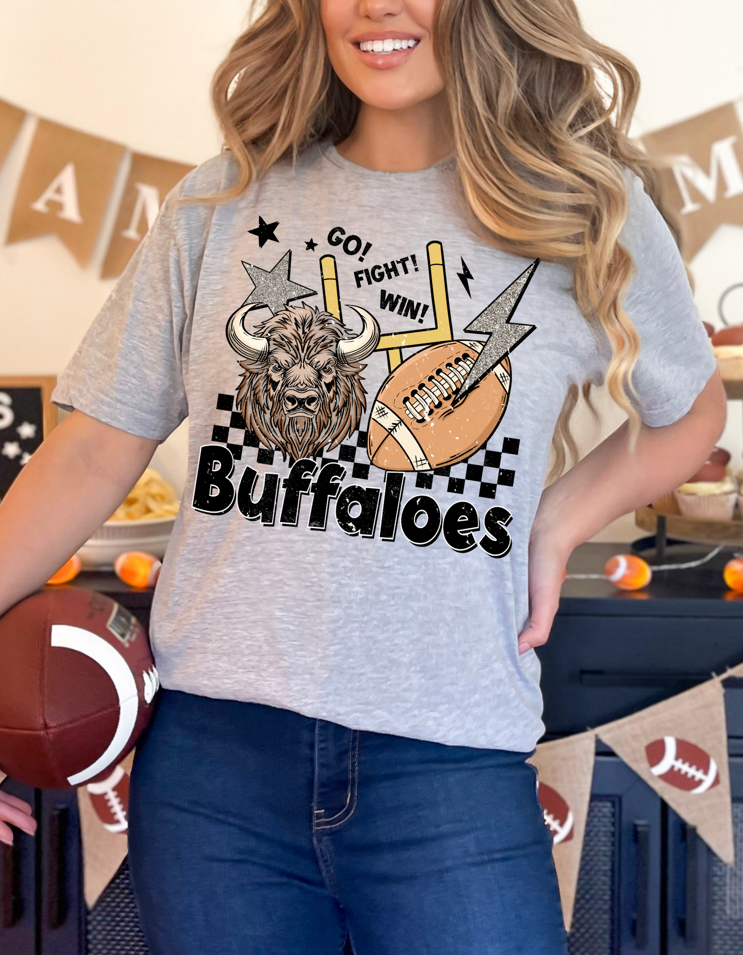 Buffaloes Football spirit tee