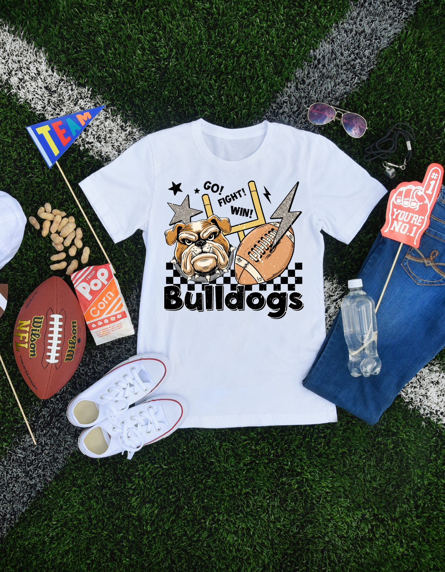 Bulldogs football tee