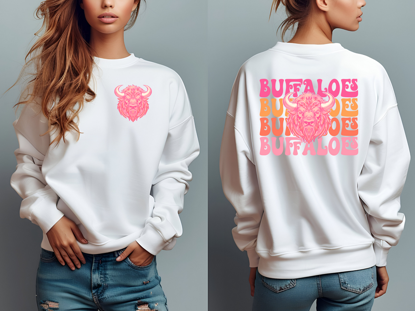 Bright Buffaloes sweatshirt