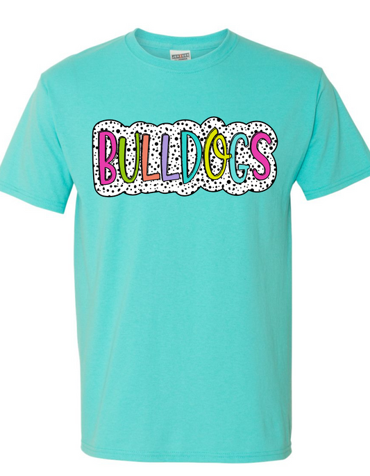 Dalmatian dot Bulldogs tee