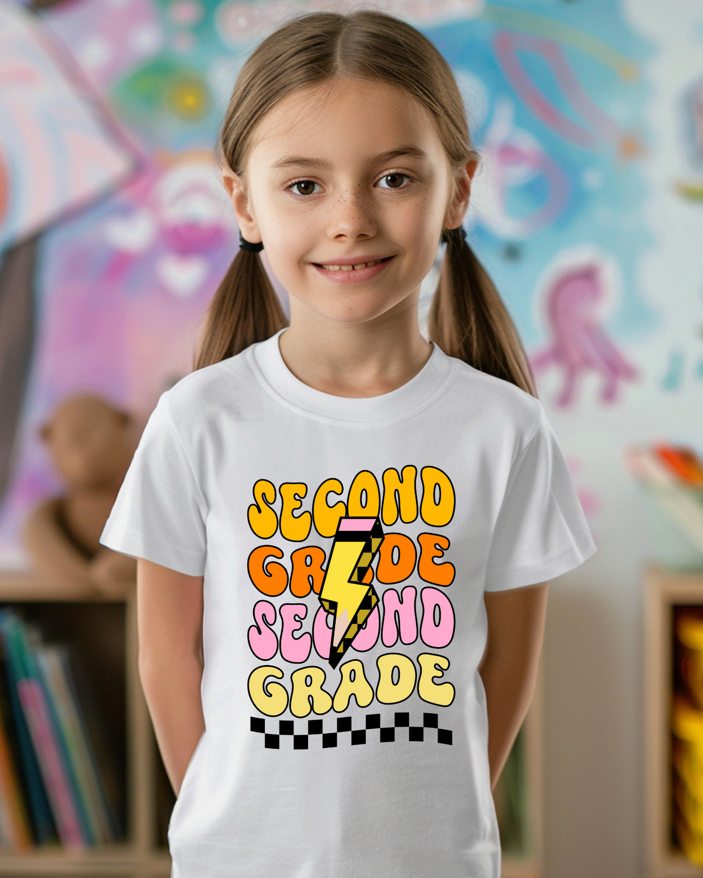 Back to school grade tee
