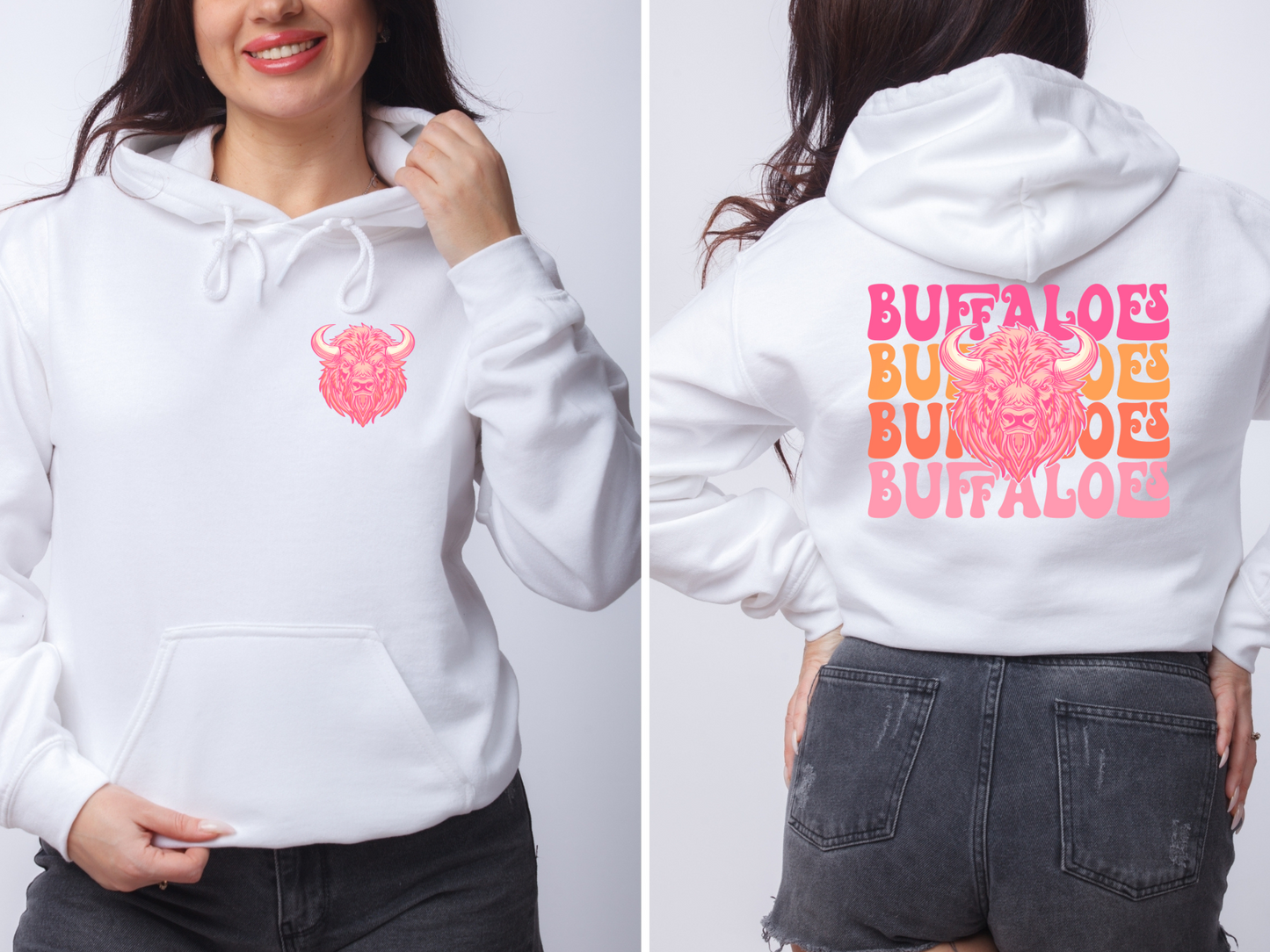 Bright Buffaloes hoodie