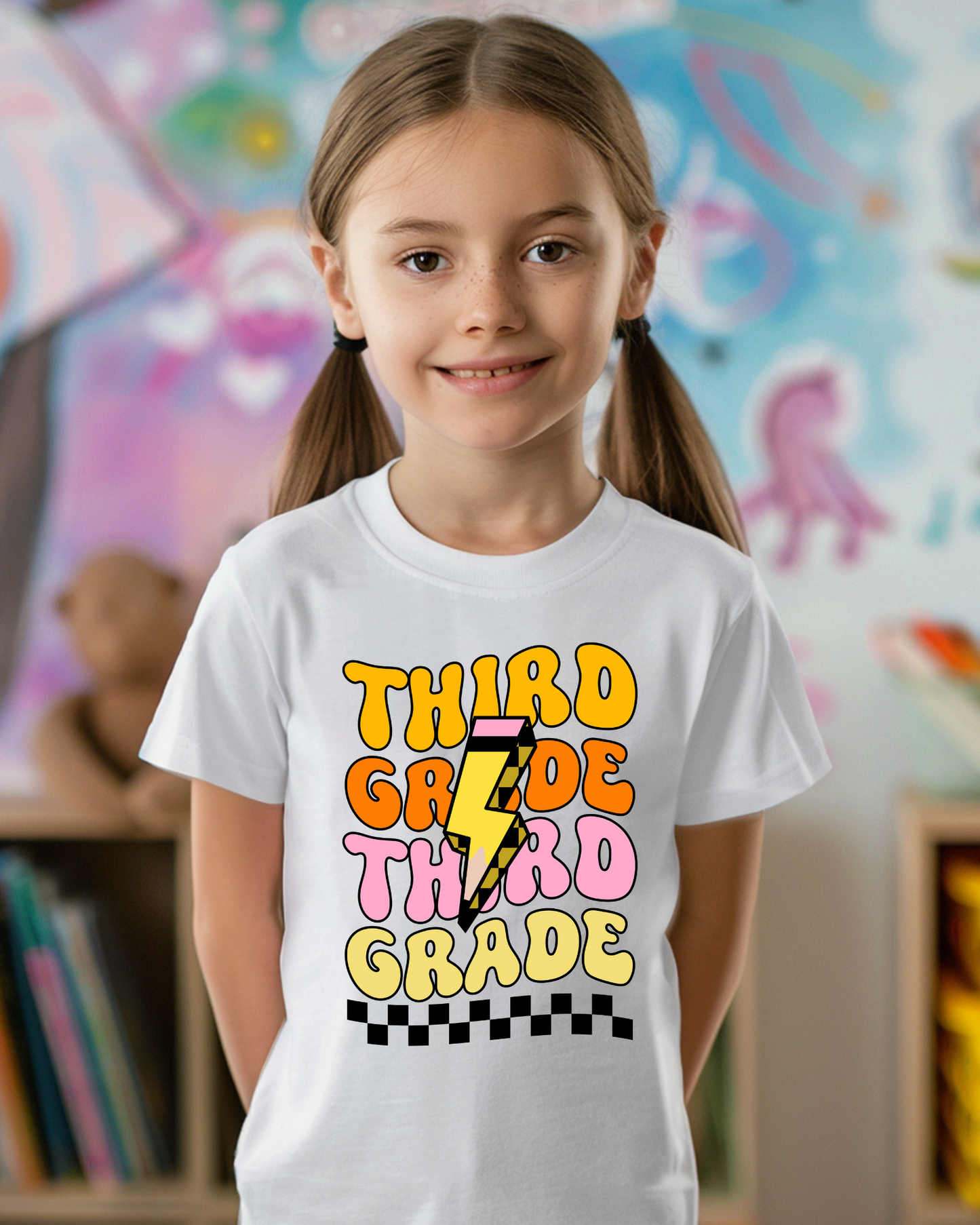 Back to school grade tee