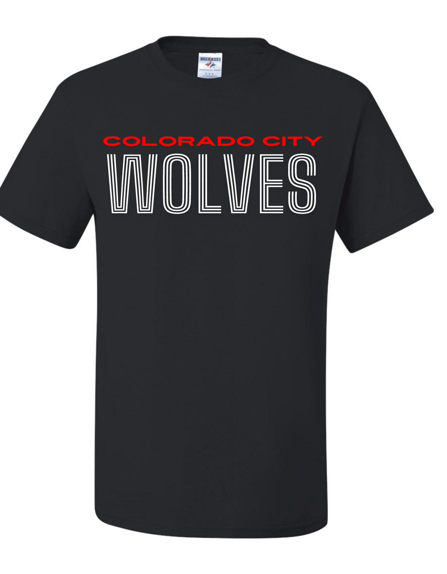 Colorado City Wolves tee (black)