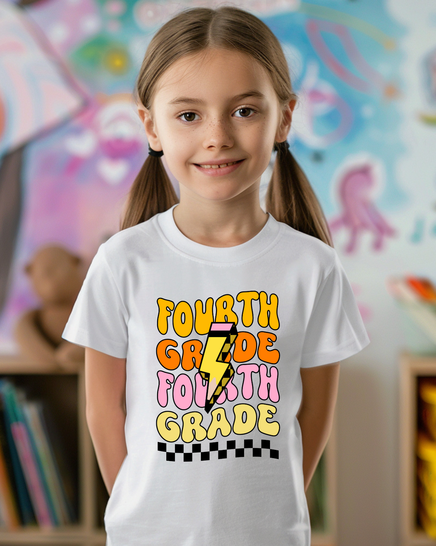 Back to school grade tee
