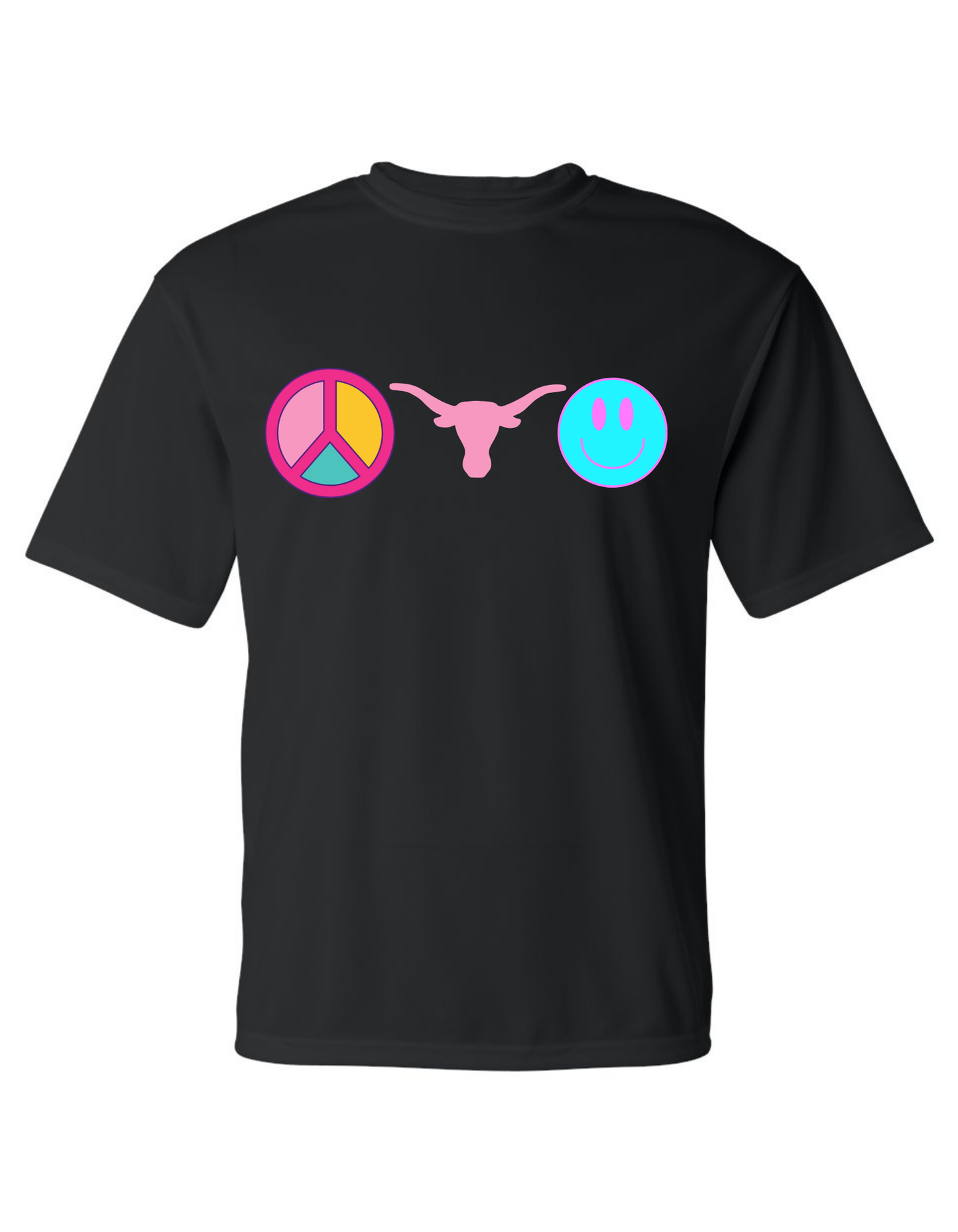 Peace, Steer, Smile tee