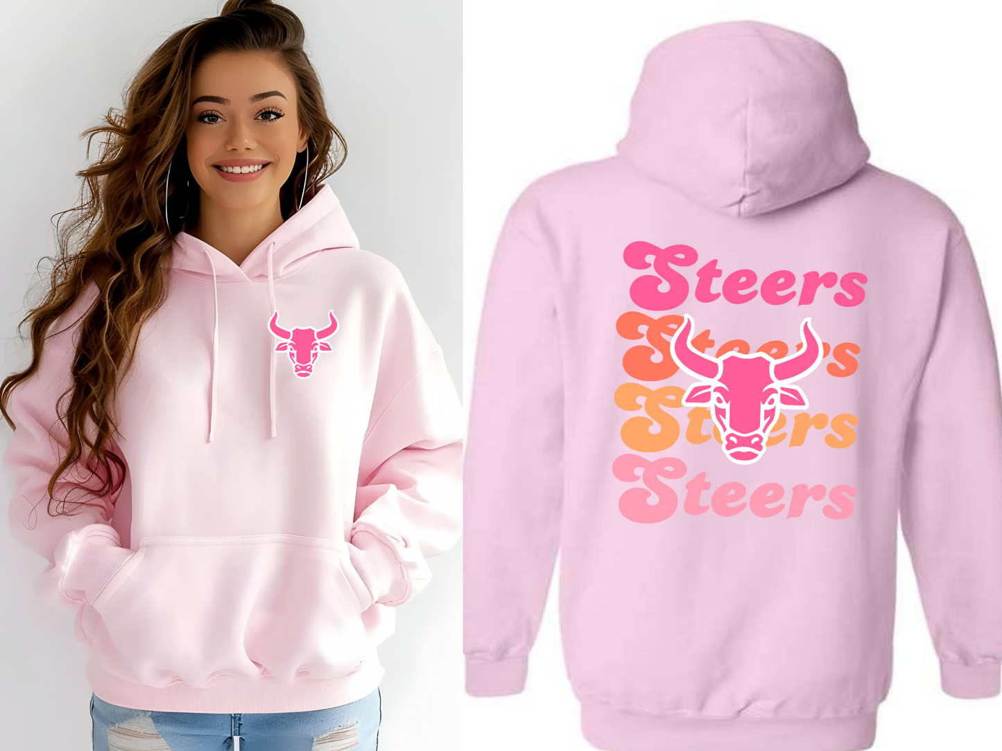 Steer Colorful hoodie