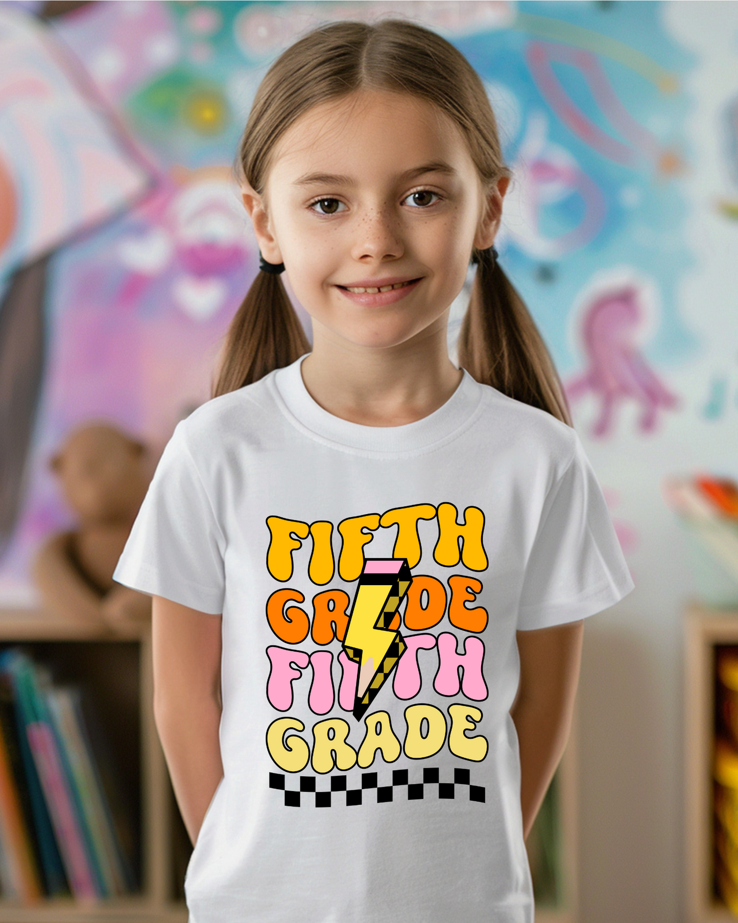 Back to school grade tee