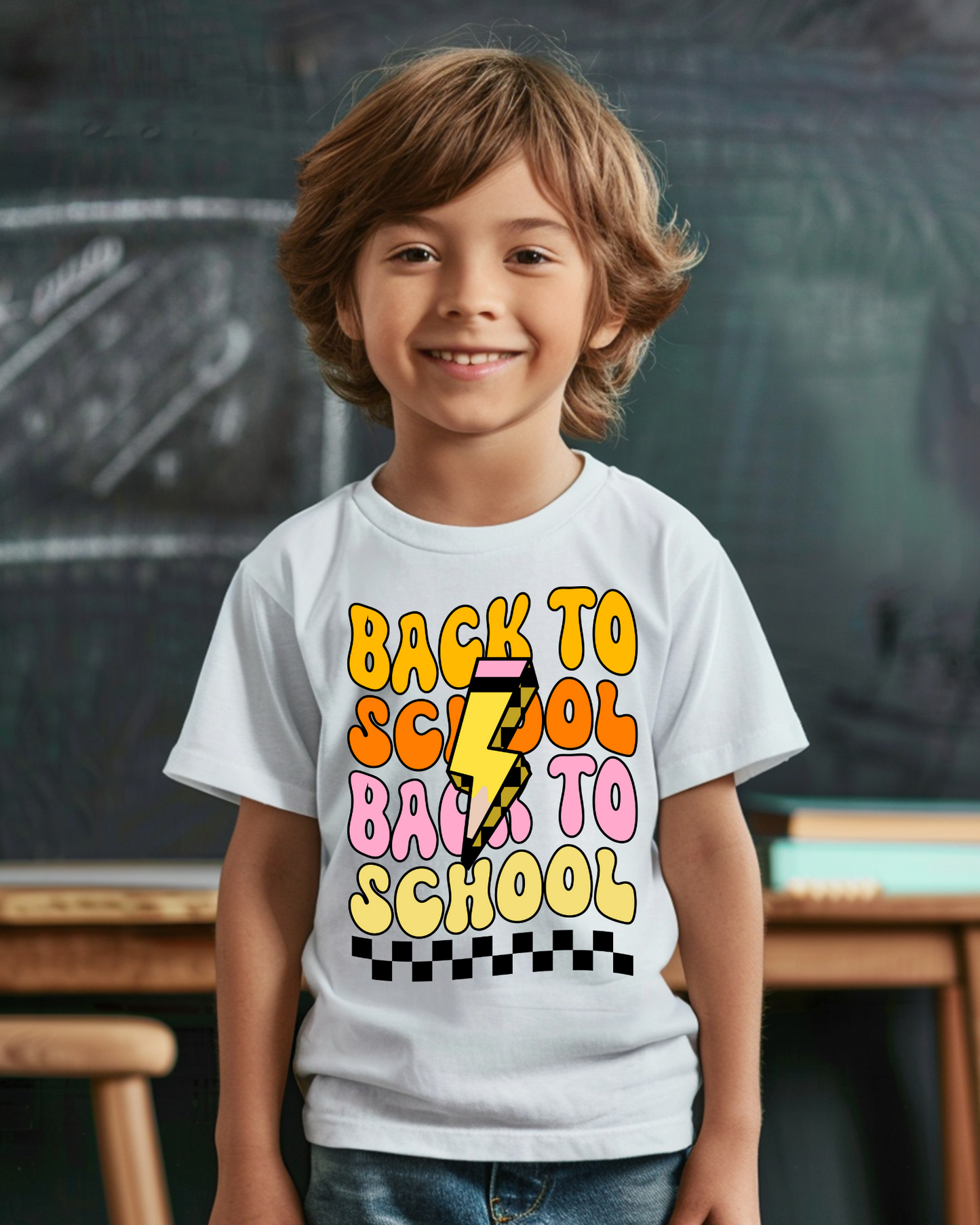 Back to school grade tee