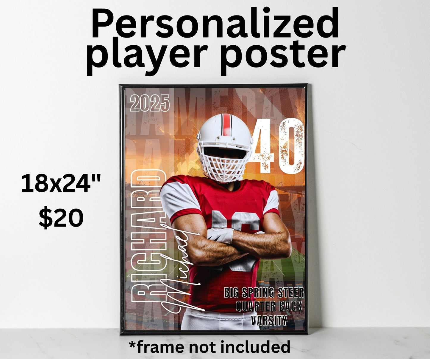 Steer player poster
