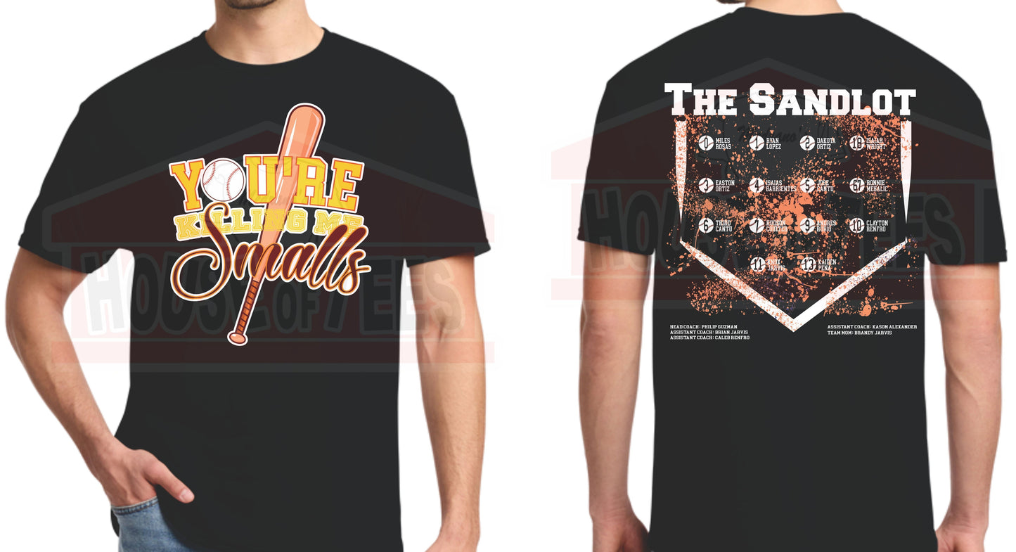 The Sandlot team shirt