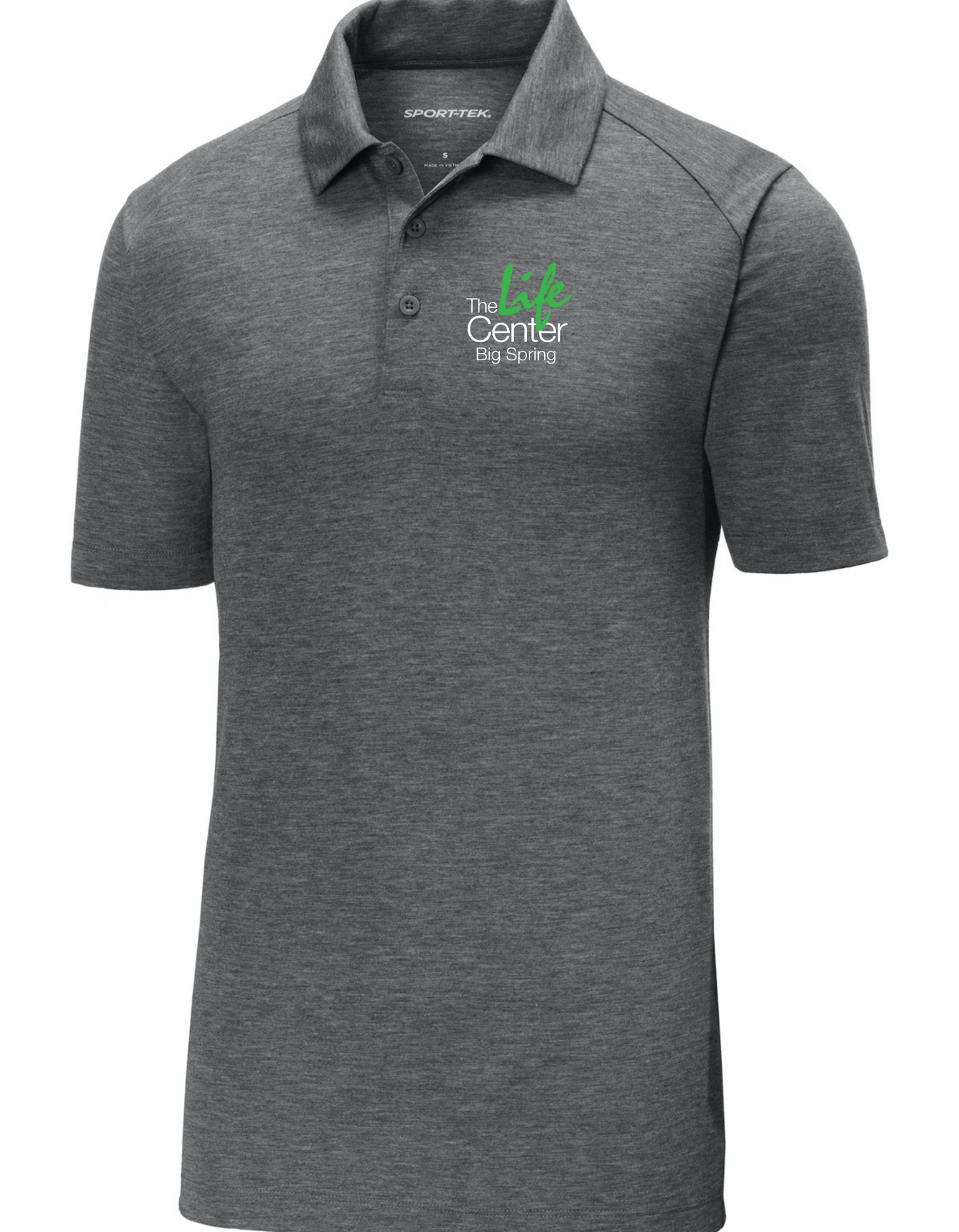 The Life Center Uni-sex Tri-Blend Wicking Polo