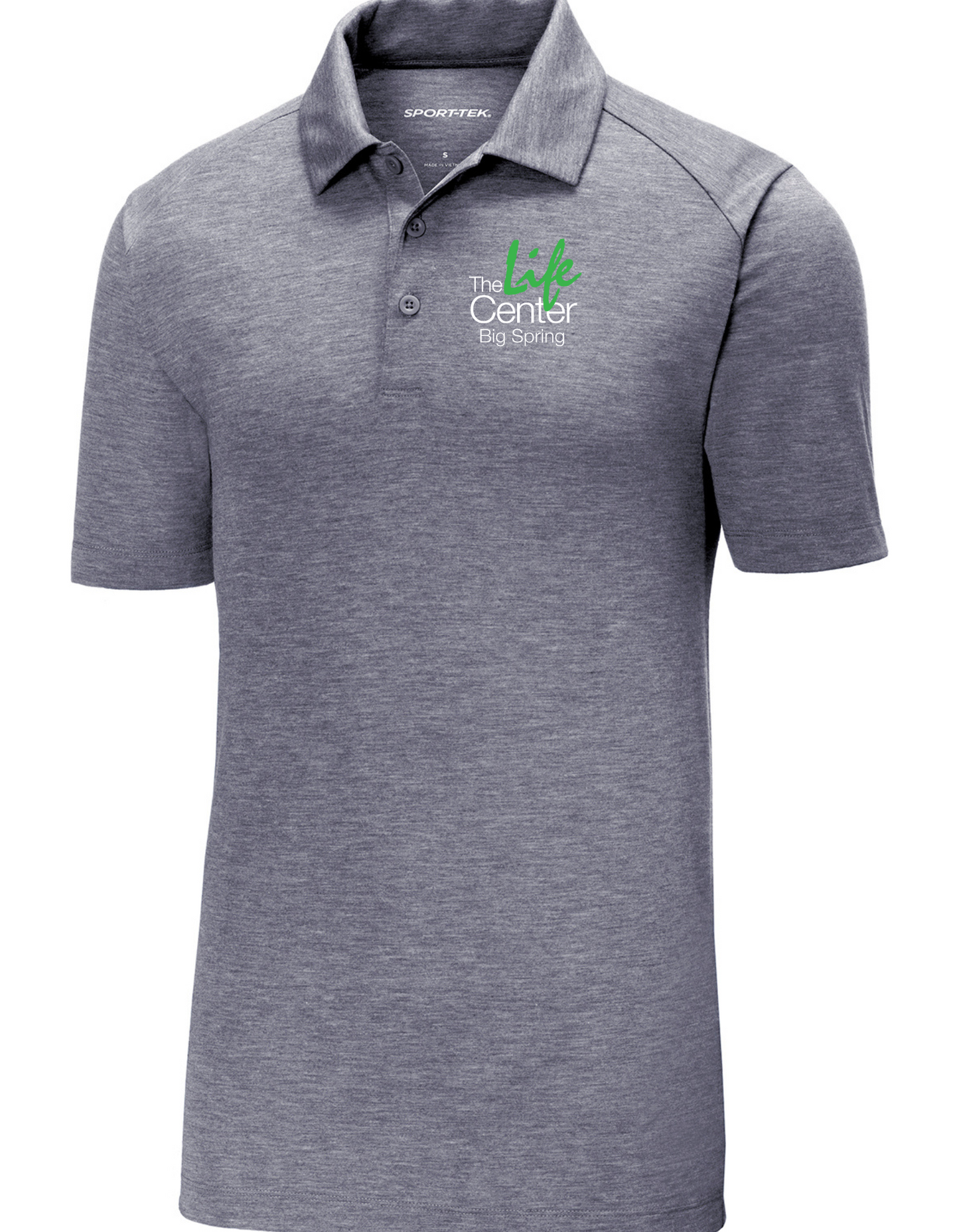 The Life Center Uni-sex Tri-Blend Wicking Polo