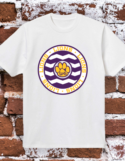 Chevron Lion pride tee