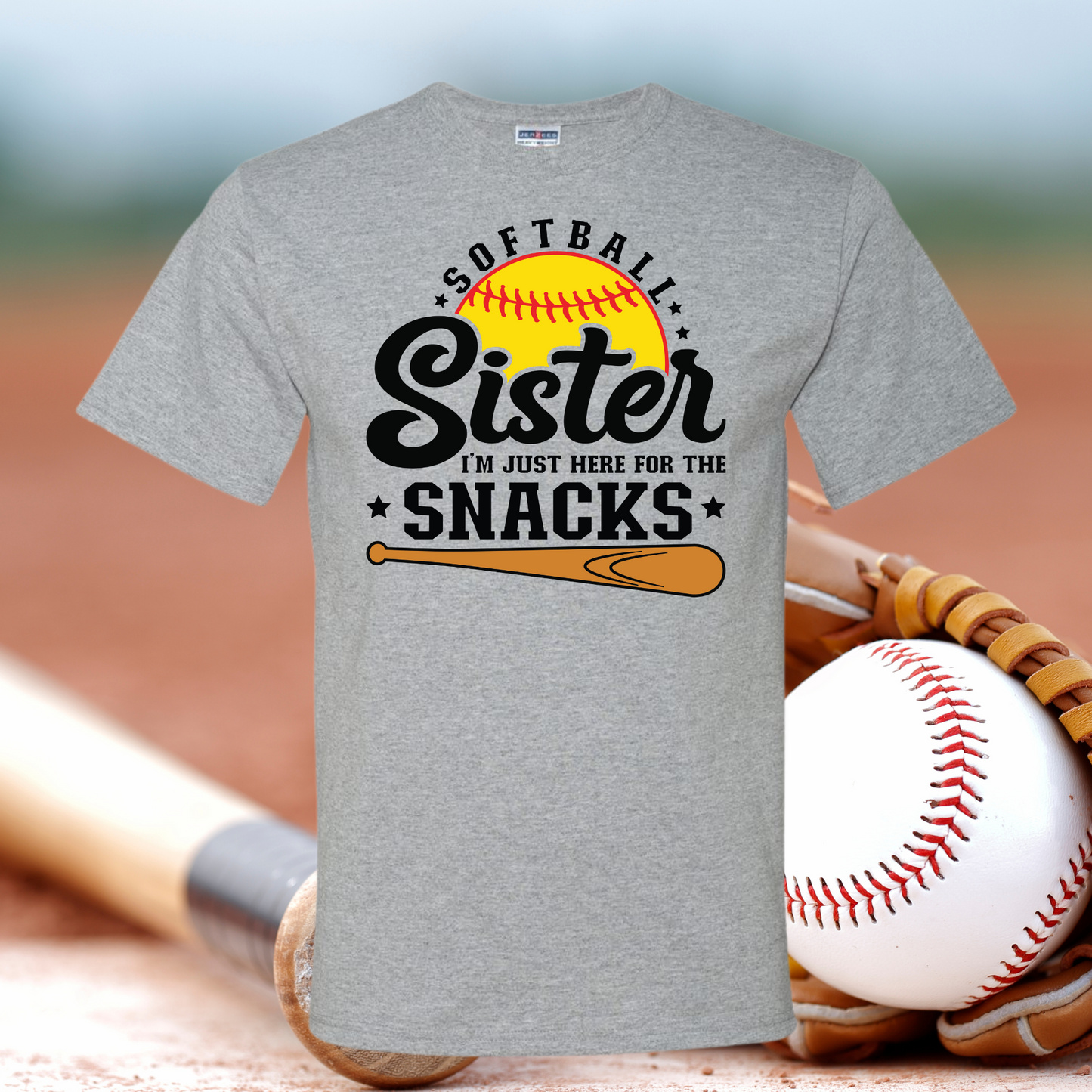 Softball Sibling tee