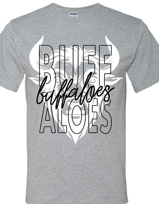 Buffaloes Grey tee