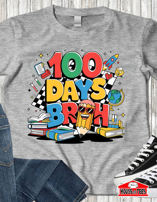 Colorful 100 Days Bruh