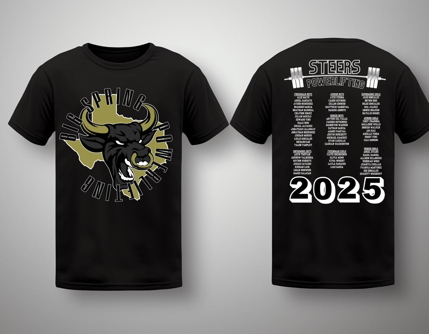 2025 BS Powerlifting shirt