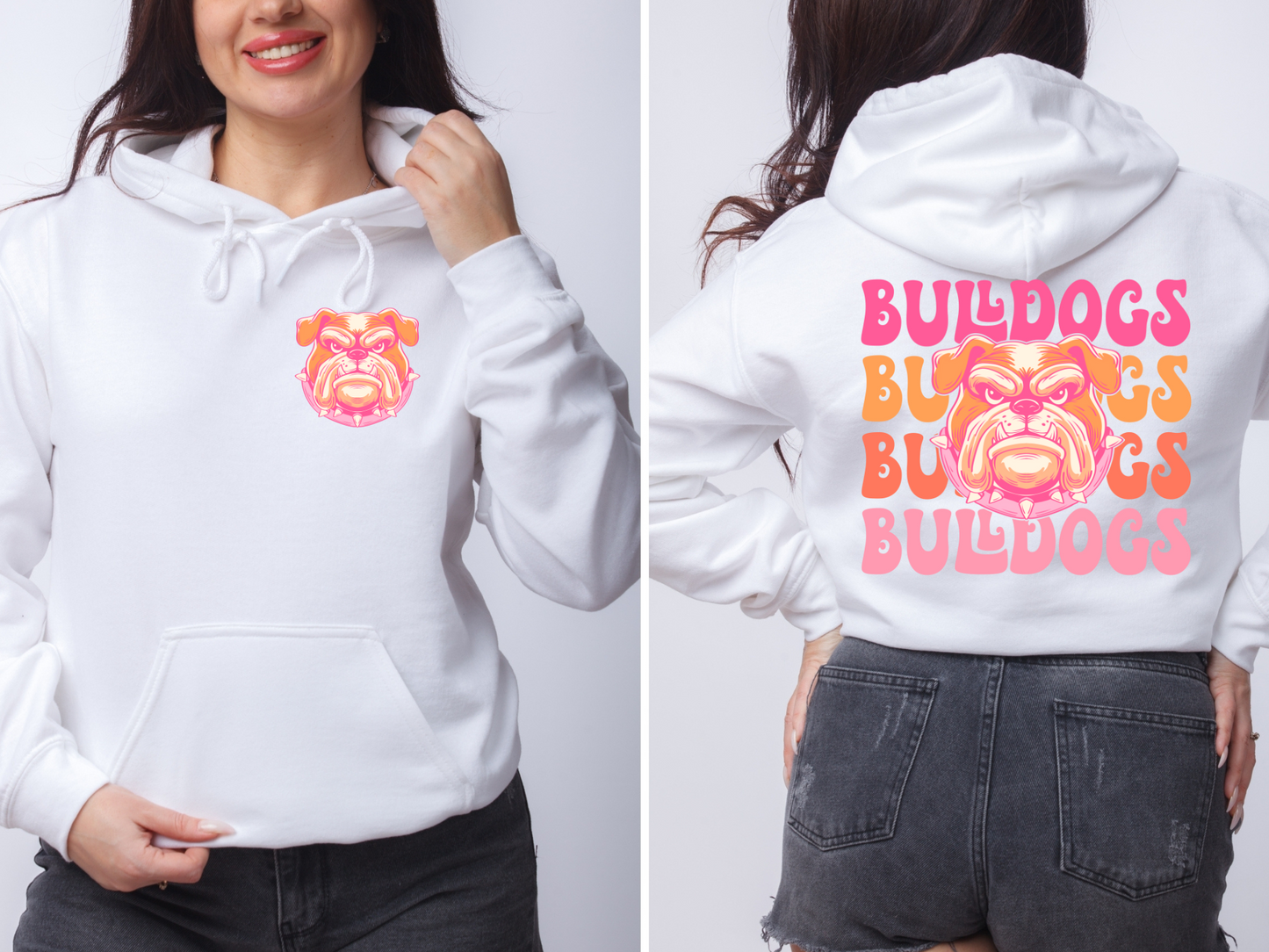 Bright Bulldog hoodie