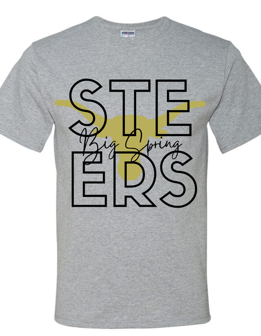 Big Spring Steers tee