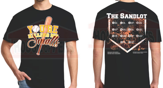 The Sandlot team shirt