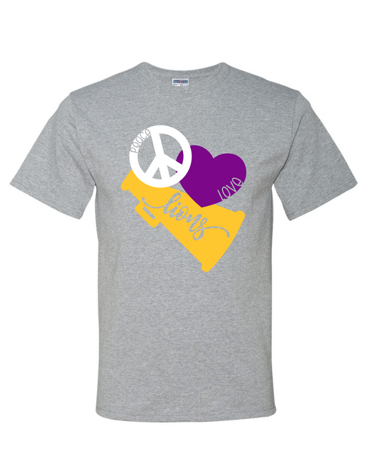 Ozona Peace Love Cheer tee