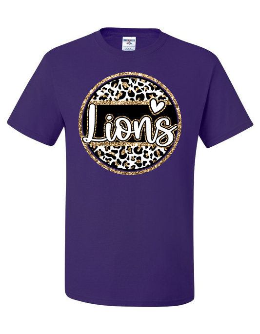 Lions Glitter tee